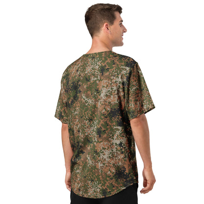 German Flecktarn Multi-terrain CAMO Unisex Baseball Jersey