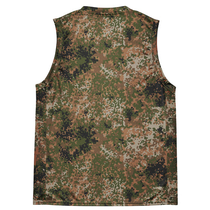 German Flecktarn Multi-terrain CAMO Unisex Basketball Jersey