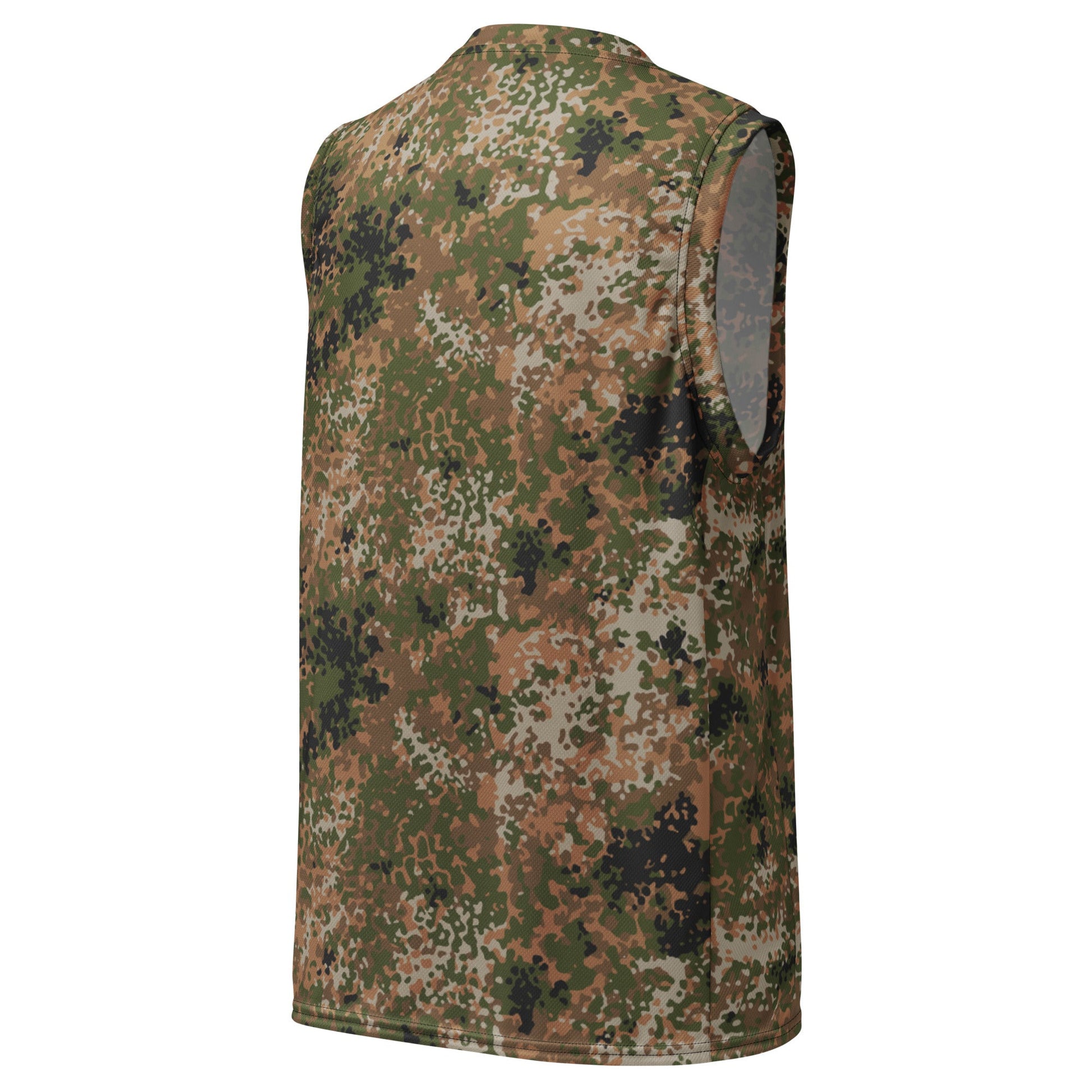German Flecktarn Multi-terrain CAMO Unisex Basketball Jersey