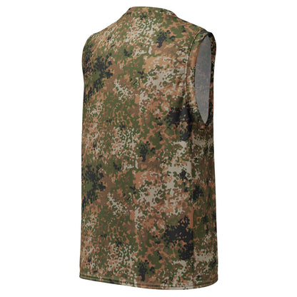 German Flecktarn Multi-terrain CAMO Unisex Basketball Jersey