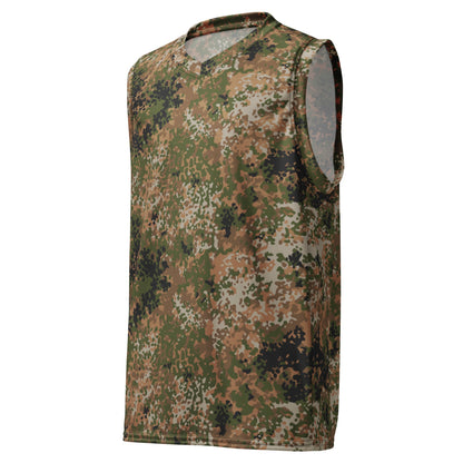 German Flecktarn Multi-terrain CAMO Unisex Basketball Jersey