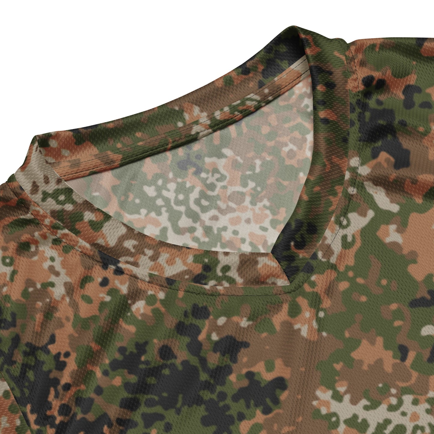 German Flecktarn Multi-terrain CAMO Unisex Basketball Jersey