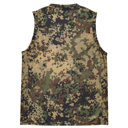 German Flecktarn Multi-terrain CAMO unisex basketball jersey - Basketball Jerseys