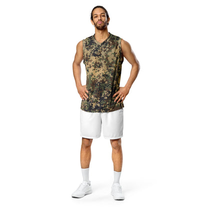 German Flecktarn Multi-terrain CAMO unisex basketball jersey - Basketball Jerseys