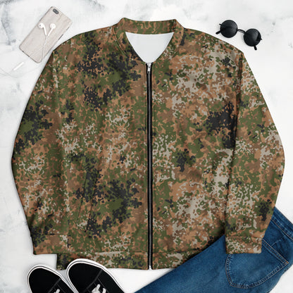 German Flecktarn Multi-terrain CAMO Unisex Bomber Jacket
