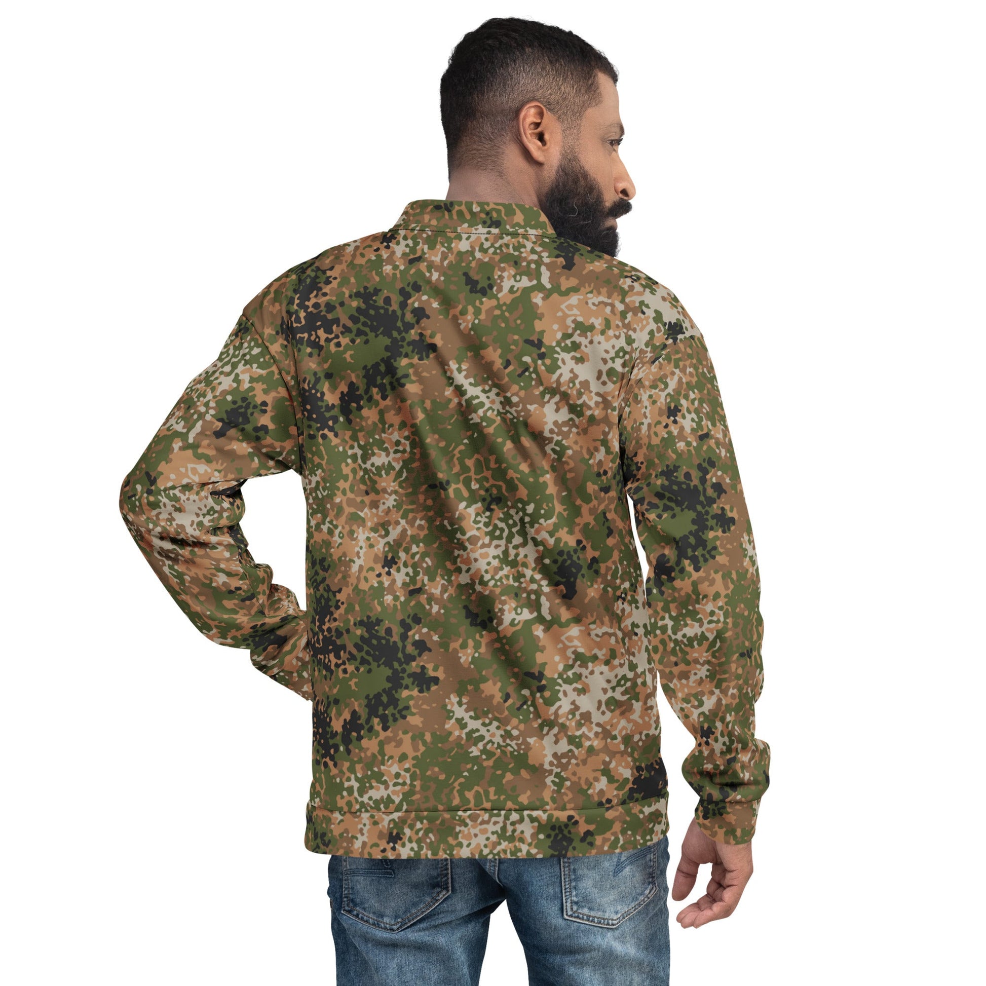 German Flecktarn Multi-terrain CAMO Unisex Bomber Jacket