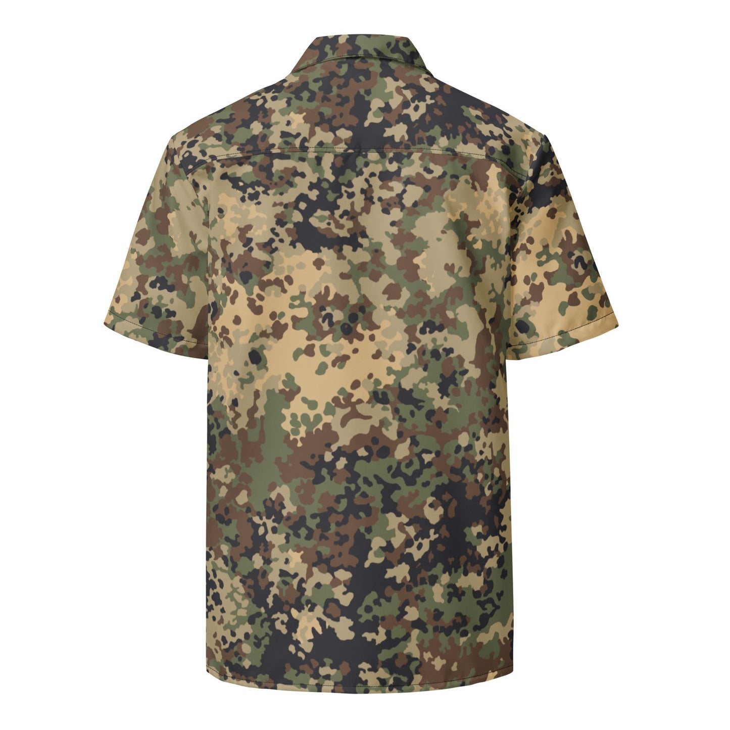 German Flecktarn Multi-terrain CAMO Unisex button shirt - Button Shirts