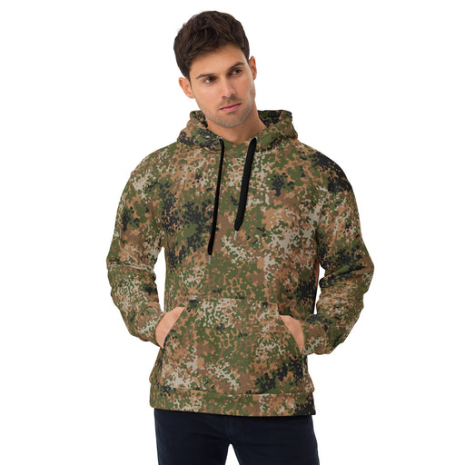 Flecktarn Bundeswehr Multi-Terrain CAMO Unisex Hoodie - 2XS
