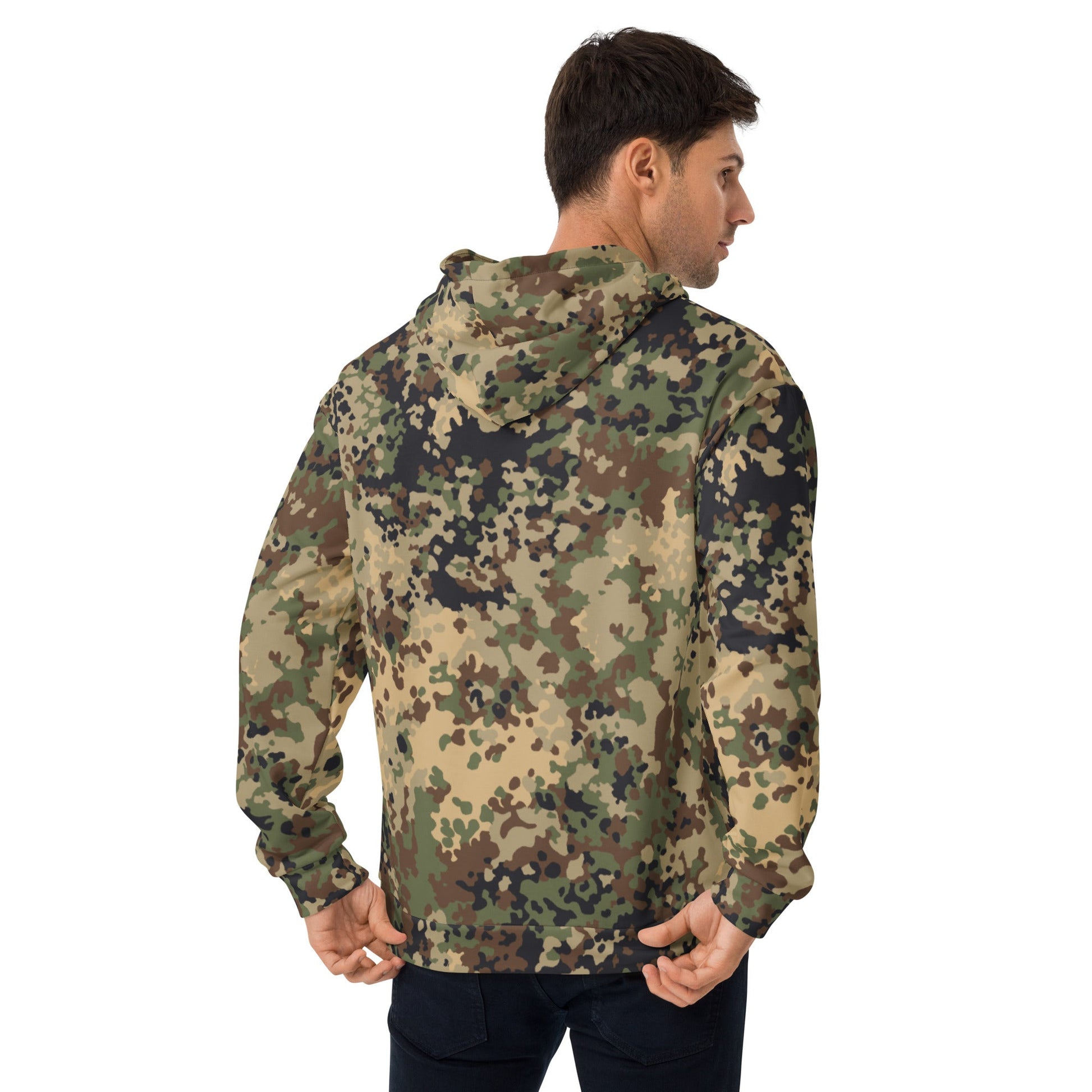 German Flecktarn Multi-terrain CAMO Unisex Hoodie - Hoodies