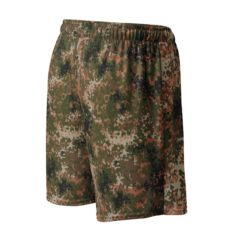 Flecktarn Bundeswehr Multi-Terrain CAMO Unisex Mesh Shorts