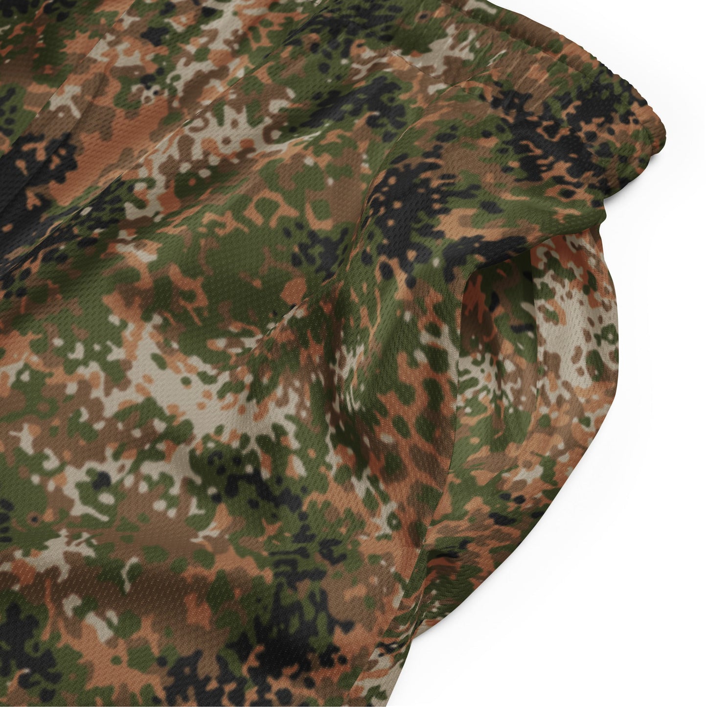 German Flecktarn Multi-terrain CAMO Unisex Mesh Shorts