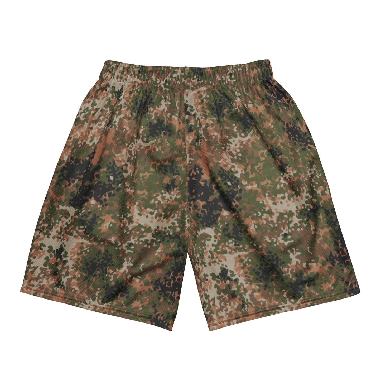 German Flecktarn Multi-terrain CAMO Unisex Mesh Shorts