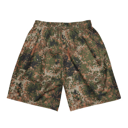 German Flecktarn Multi-terrain CAMO Unisex Mesh Shorts