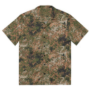Flecktarn Bundeswehr Multi-Terrain CAMO Unisex Short-Sleeve Button Shirt - Button-Up