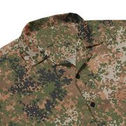 Flecktarn Bundeswehr Multi-Terrain CAMO Unisex Short-Sleeve Button Shirt - Button-Up