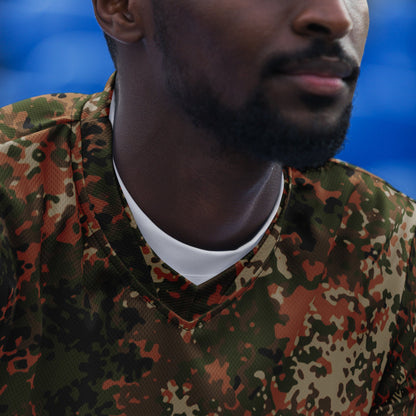 German Flecktarn Multi-terrain CAMO Unisex Sports Jersey