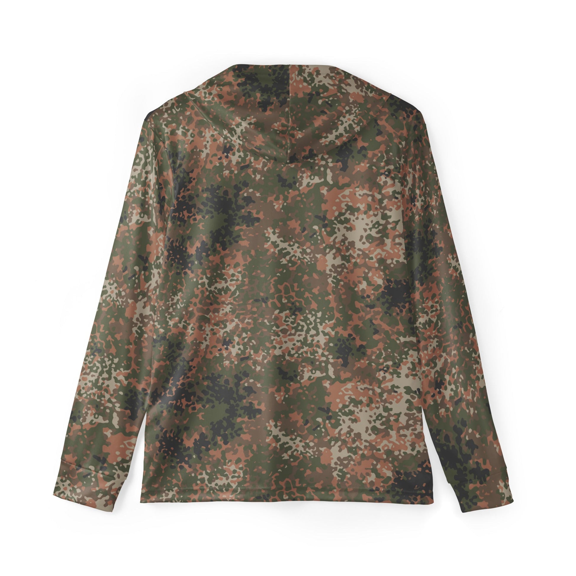German Flecktarn Multi-terrain CAMO Unisex Sports Warmup Hoodie