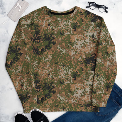 German Flecktarn Multi-terrain CAMO Unisex Sweatshirt