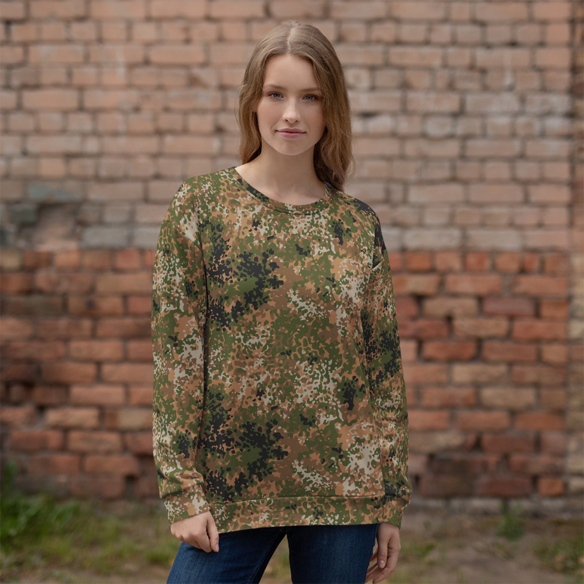 German Flecktarn Multi-terrain CAMO Unisex Sweatshirt
