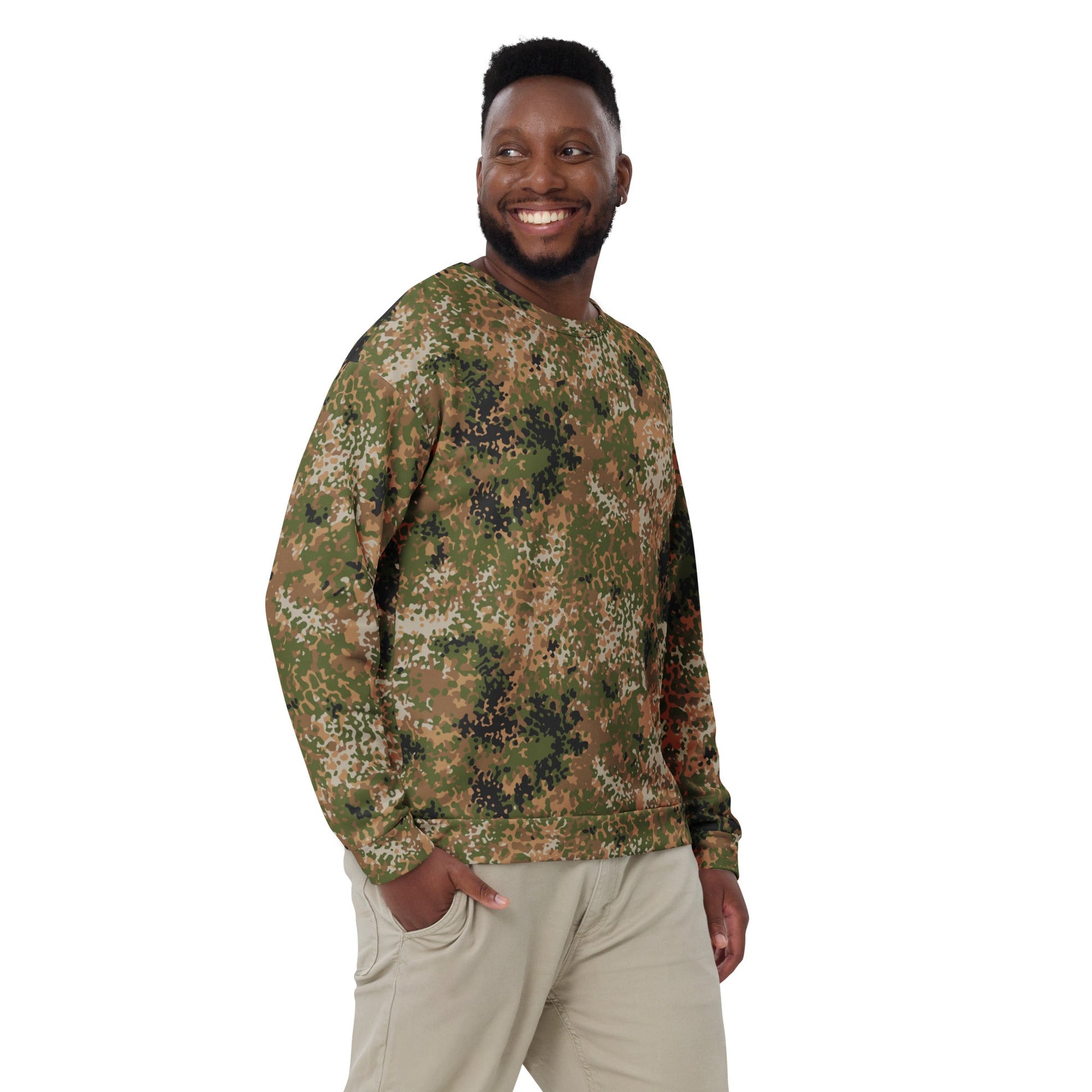 German Flecktarn Multi-terrain CAMO Unisex Sweatshirt