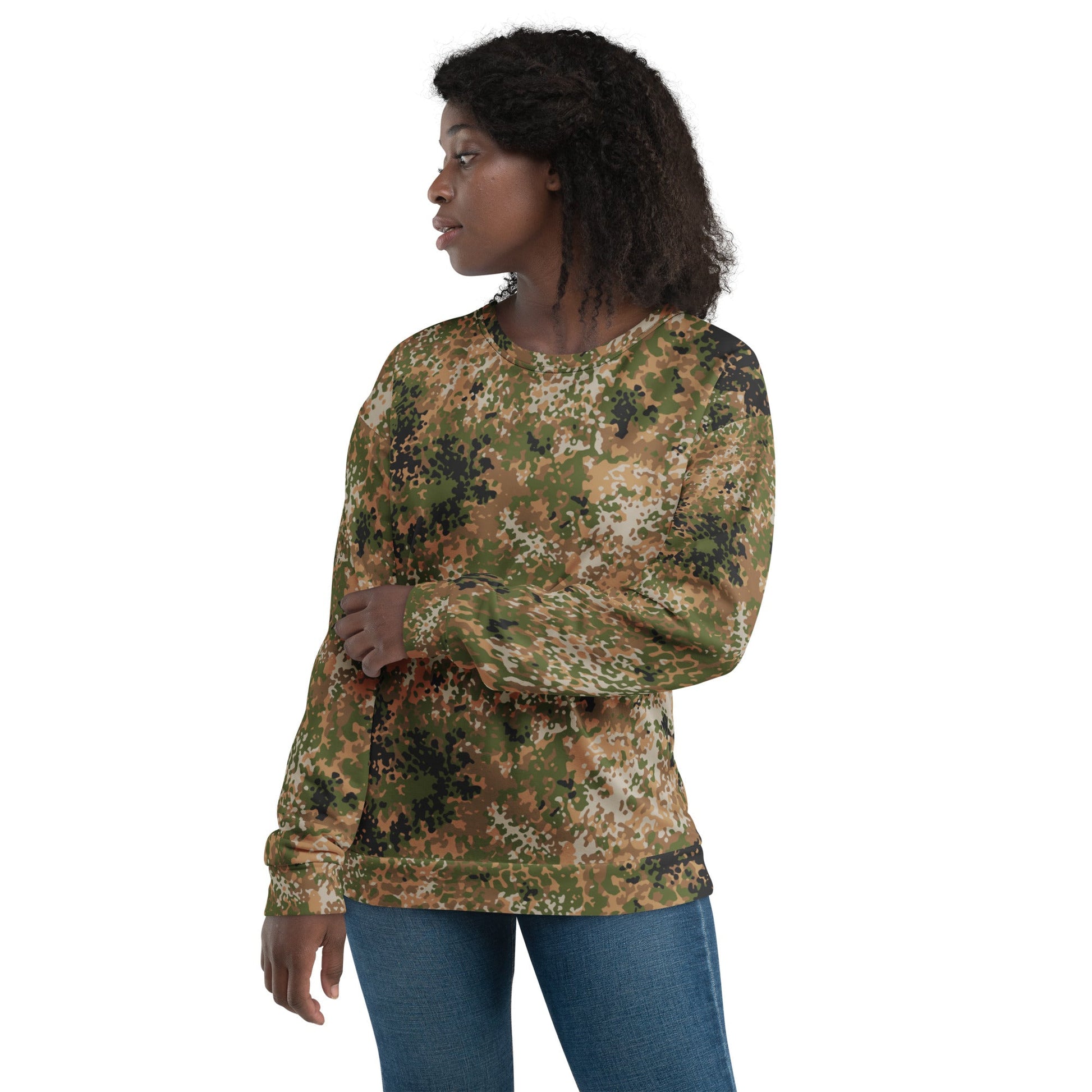 German Flecktarn Multi-terrain CAMO Unisex Sweatshirt