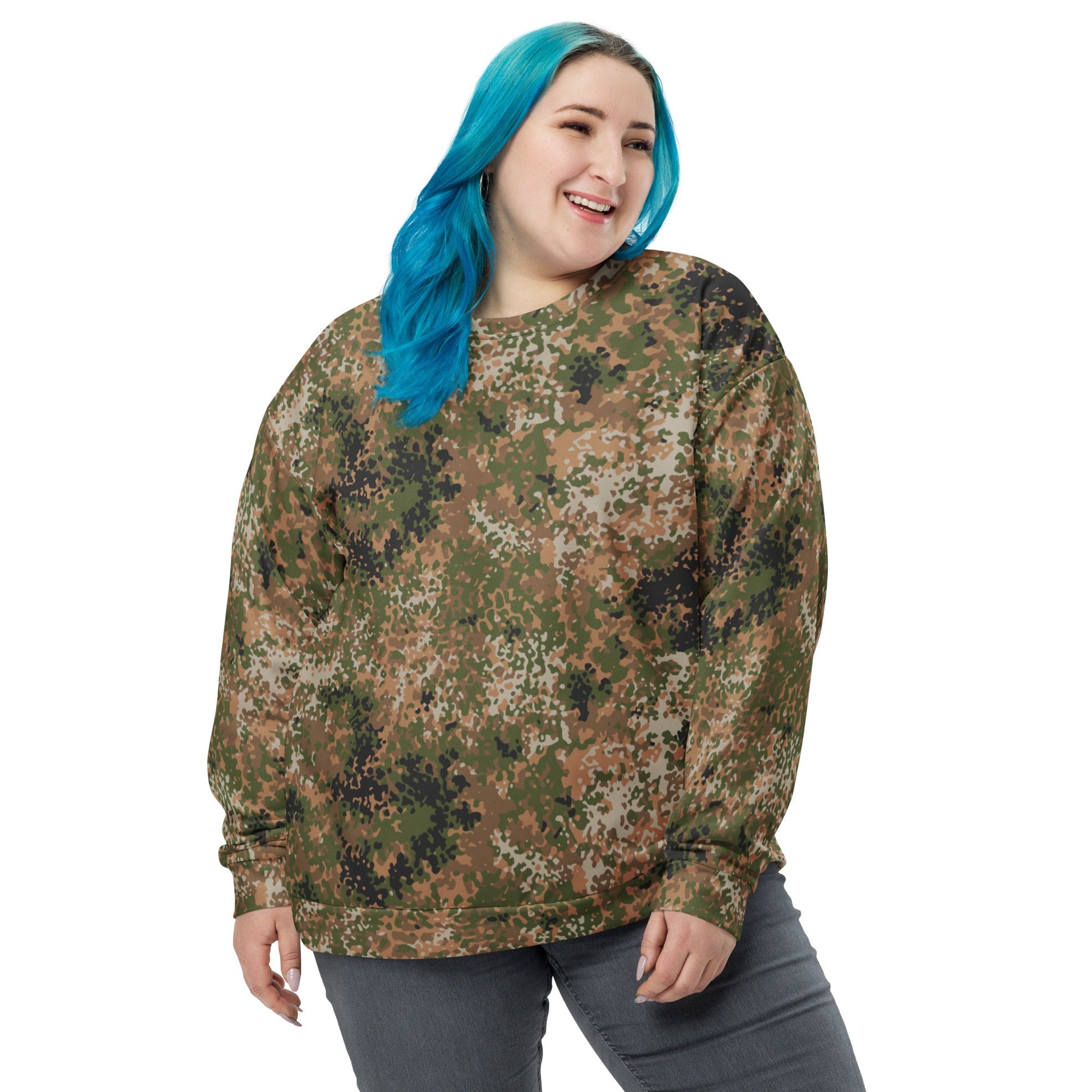 German Flecktarn Multi-terrain CAMO Unisex Sweatshirt
