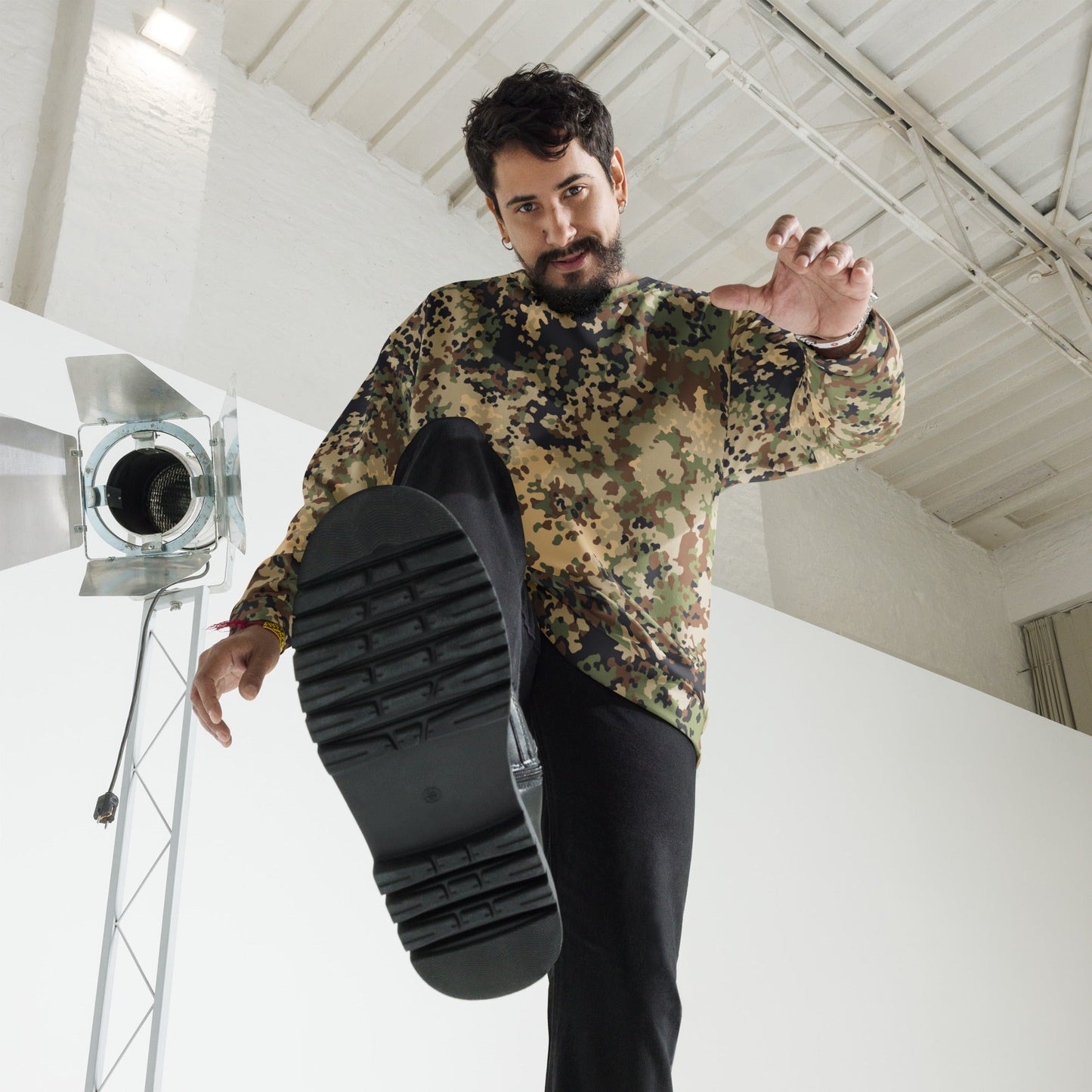 German Flecktarn Multi-terrain CAMO Unisex Sweatshirt - Sweatshirts