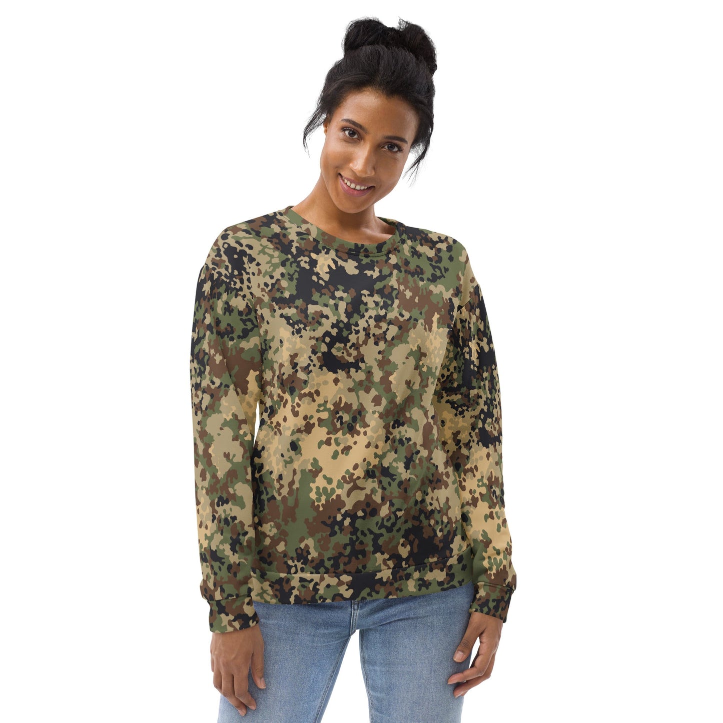 German Flecktarn Multi-terrain CAMO Unisex Sweatshirt - Sweatshirts