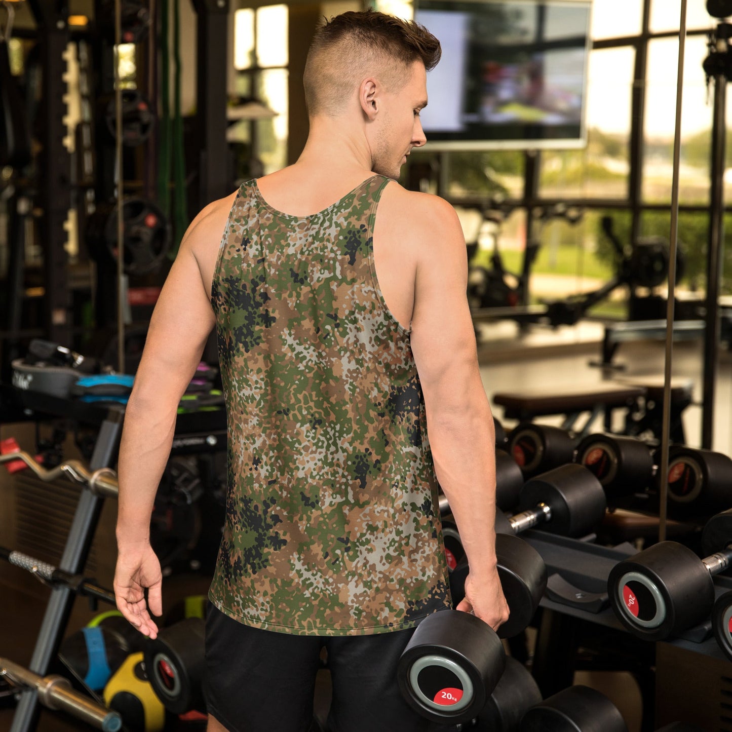 German Flecktarn Multi-terrain CAMO Unisex Tank Top