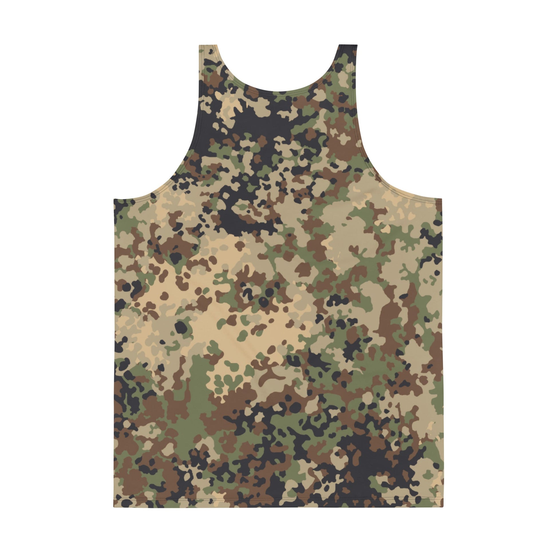 German Flecktarn Multi-terrain CAMO Unisex Tank Top - Tops
