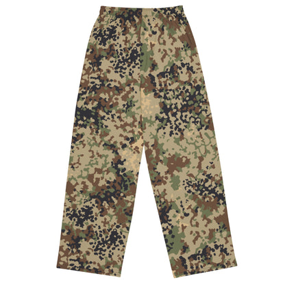 German Flecktarn Multi-terrain CAMO unisex wide-leg pants - Wide-leg Pants