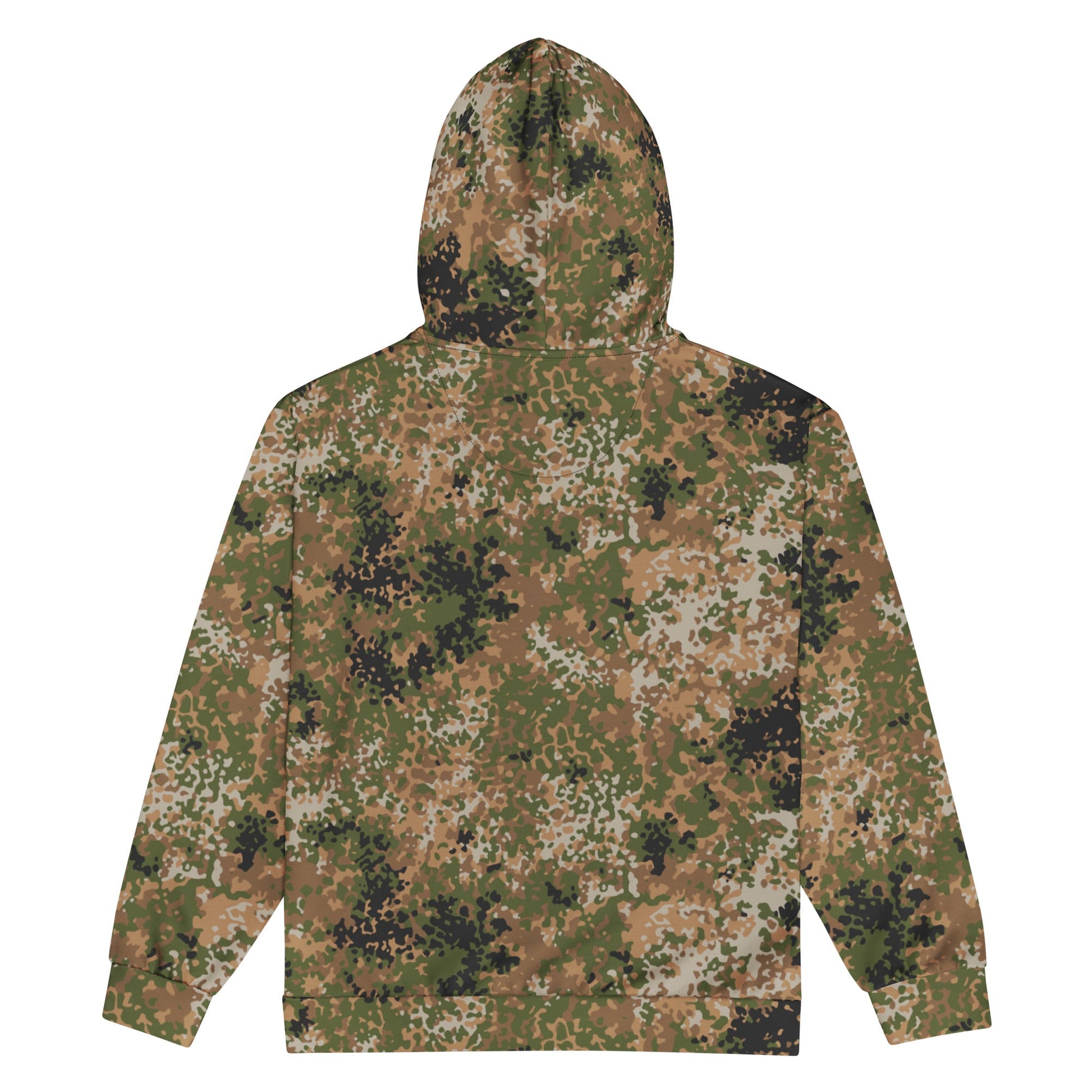 German Flecktarn Multi-terrain CAMO Unisex Zip Hoodie