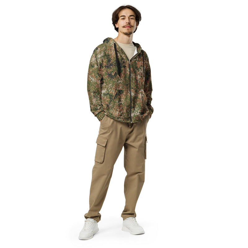 Flecktarn Bundeswehr Multi-Terrain CAMO Unisex Zip Hoodie