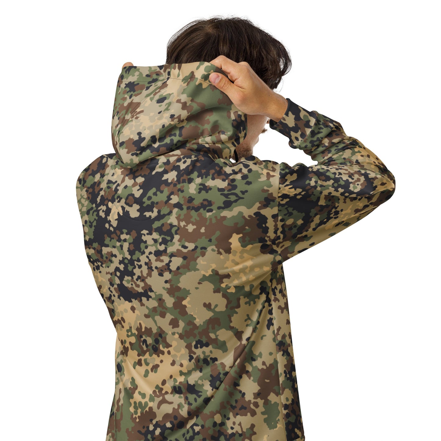 German Flecktarn Multi-terrain CAMO Unisex zip hoodie - Zip Hoodies