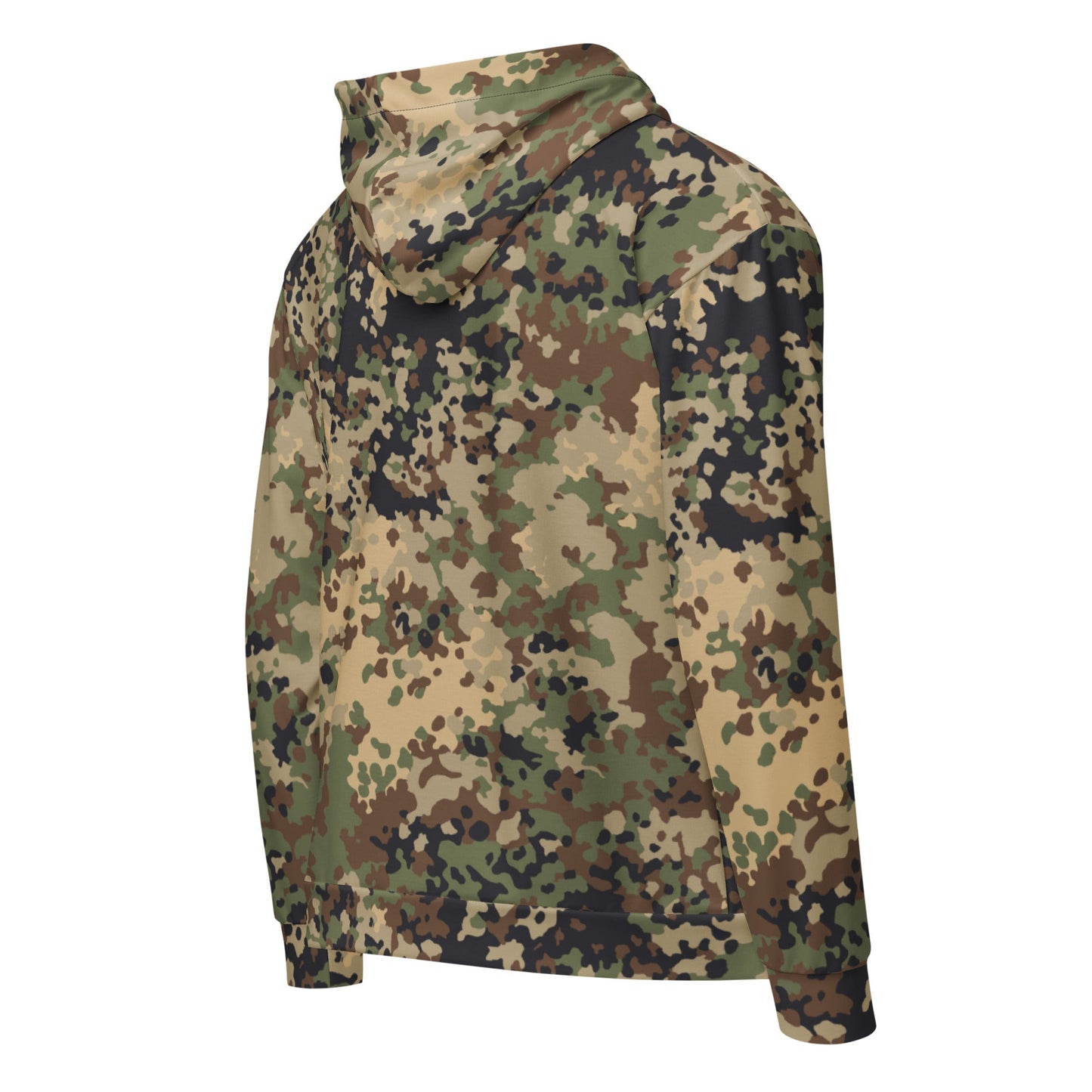 German Flecktarn Multi-terrain CAMO Unisex zip hoodie - Zip Hoodies