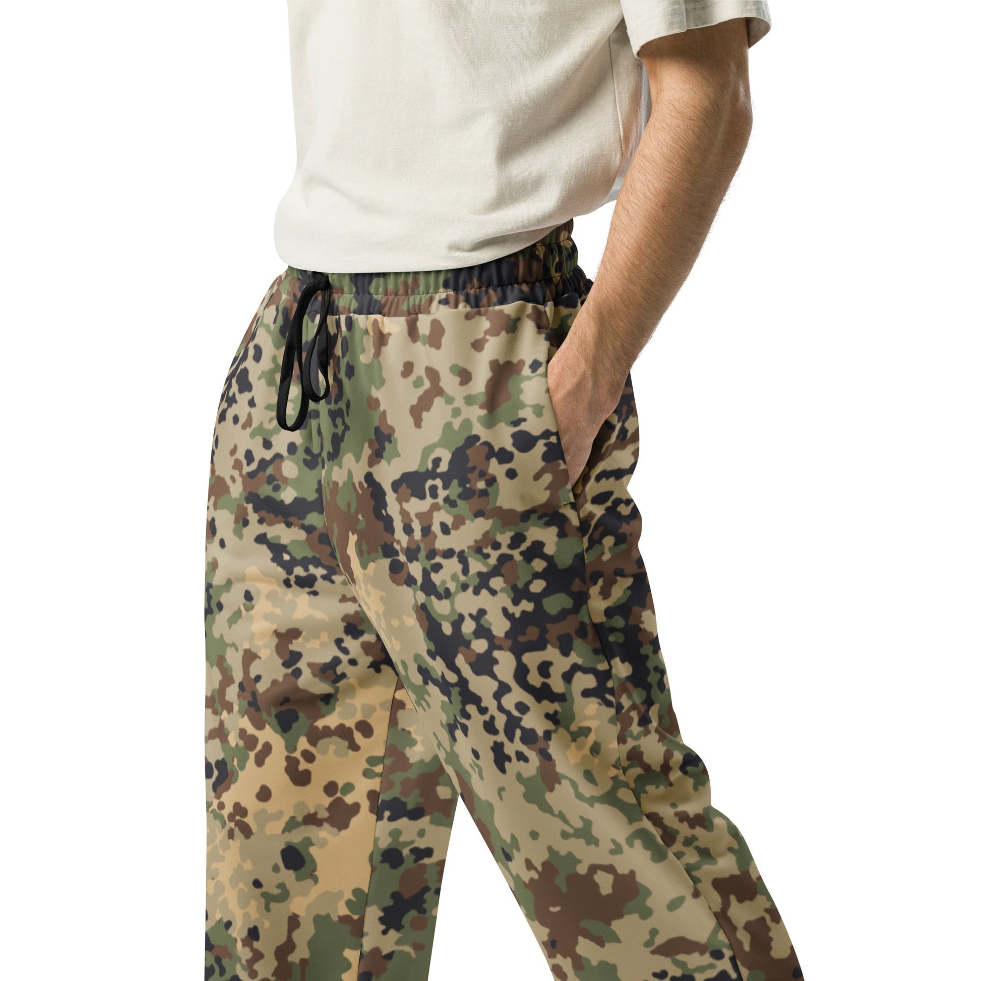 German Flecktarn Multi-terrain CAMO Wide-leg joggers - Joggers