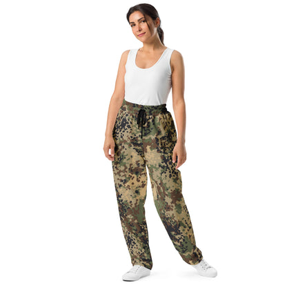 German Flecktarn Multi-terrain CAMO Wide-leg joggers - Joggers