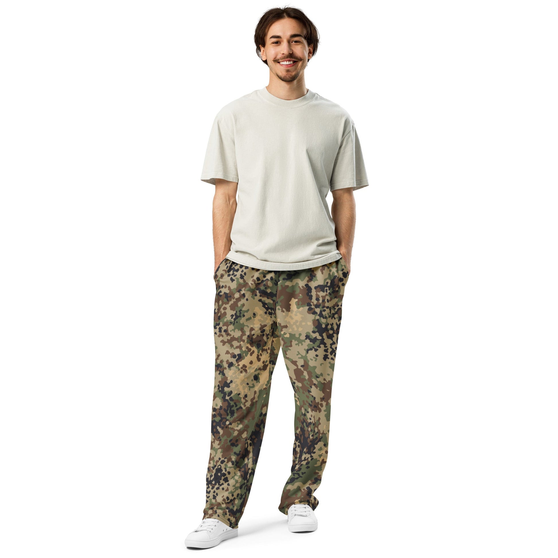 German Flecktarn Multi-terrain CAMO Wide-leg joggers - Joggers