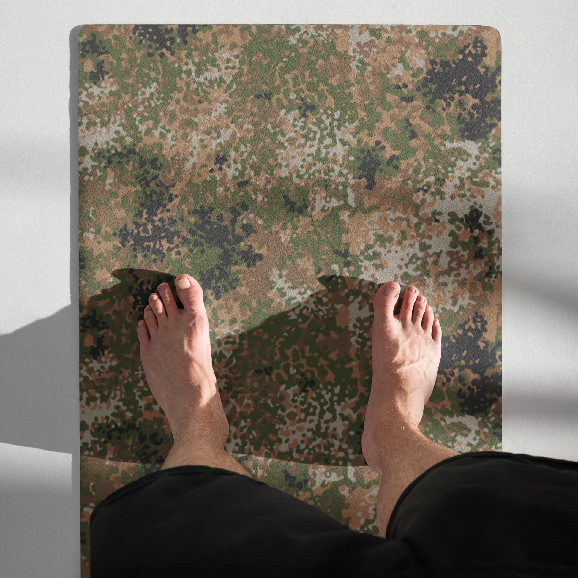 German Flecktarn Multi-terrain CAMO Yoga Mat