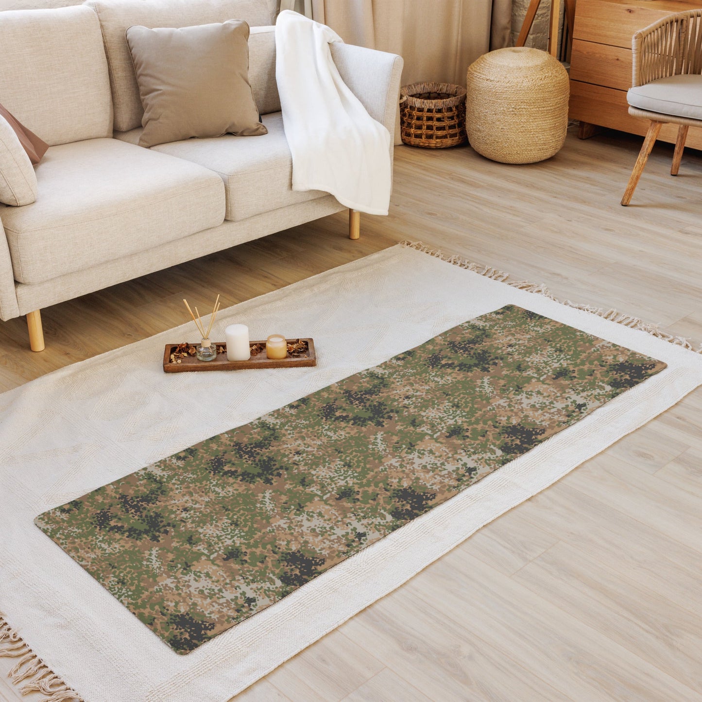 German Flecktarn Multi-terrain CAMO Yoga Mat