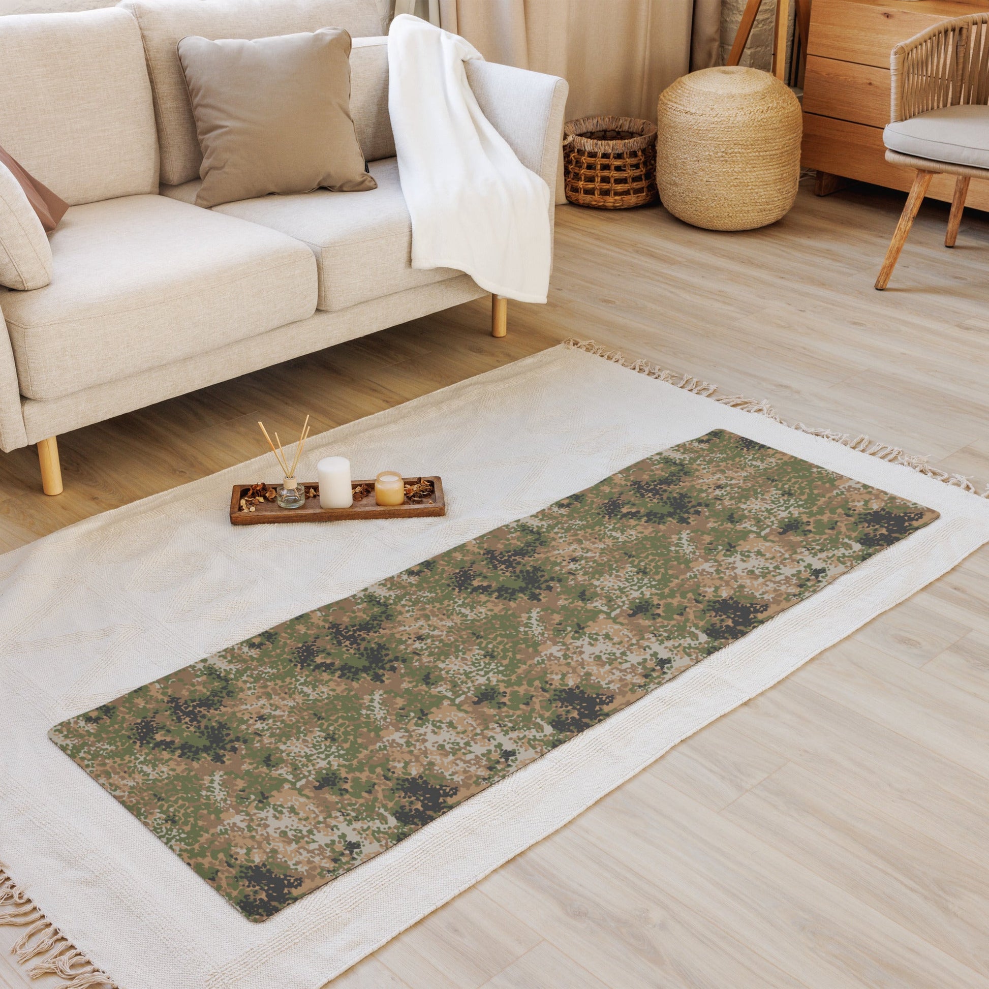 German Flecktarn Multi-terrain CAMO Yoga Mat