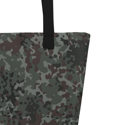 German Flecktarn Night Ops CAMO Large Tote Bag
