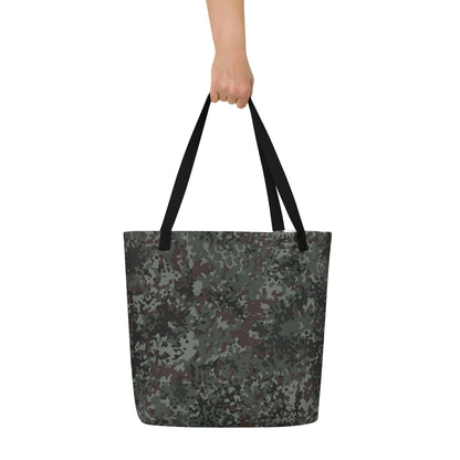 German Flecktarn Night Ops CAMO Large Tote Bag