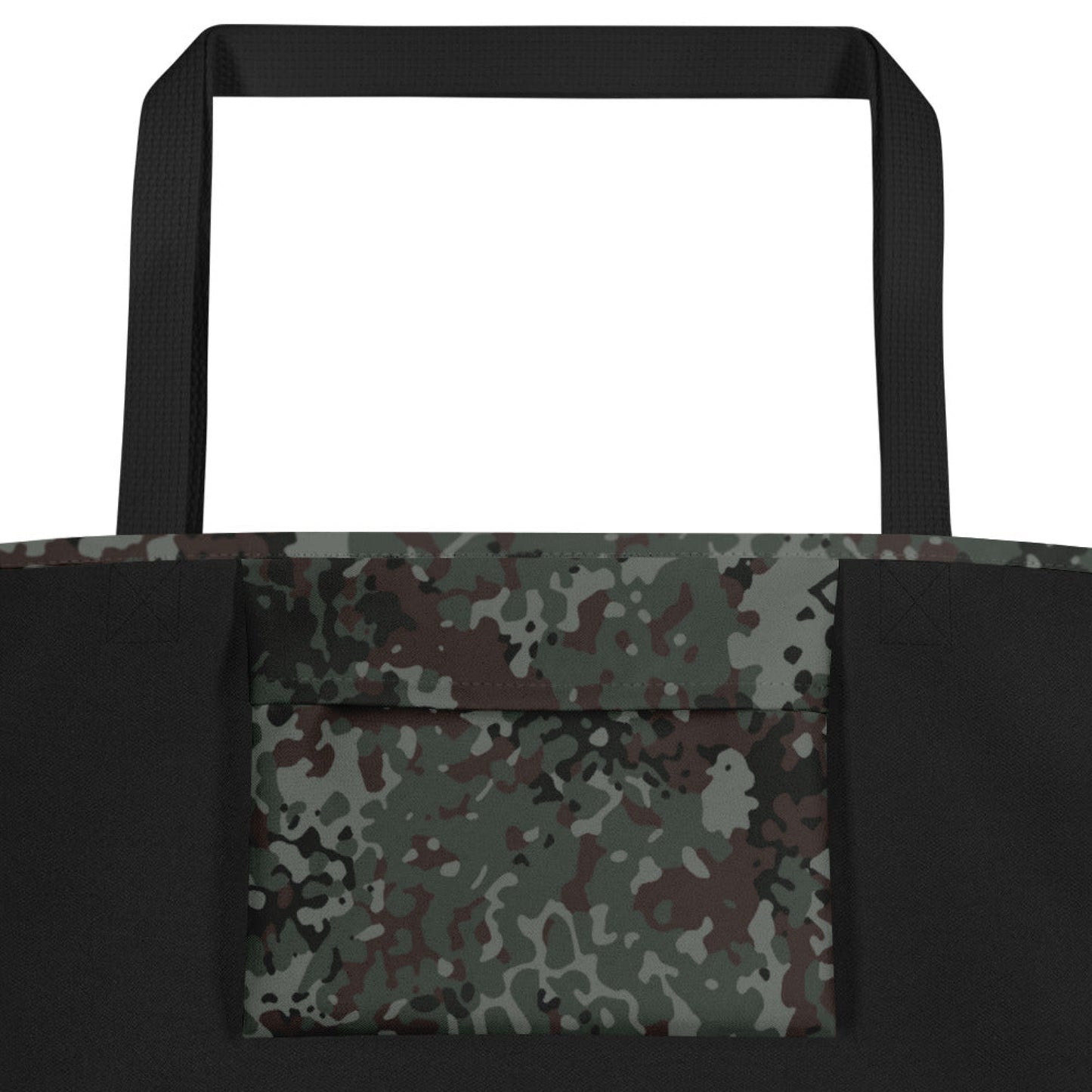 German Flecktarn Night Ops CAMO Large Tote Bag