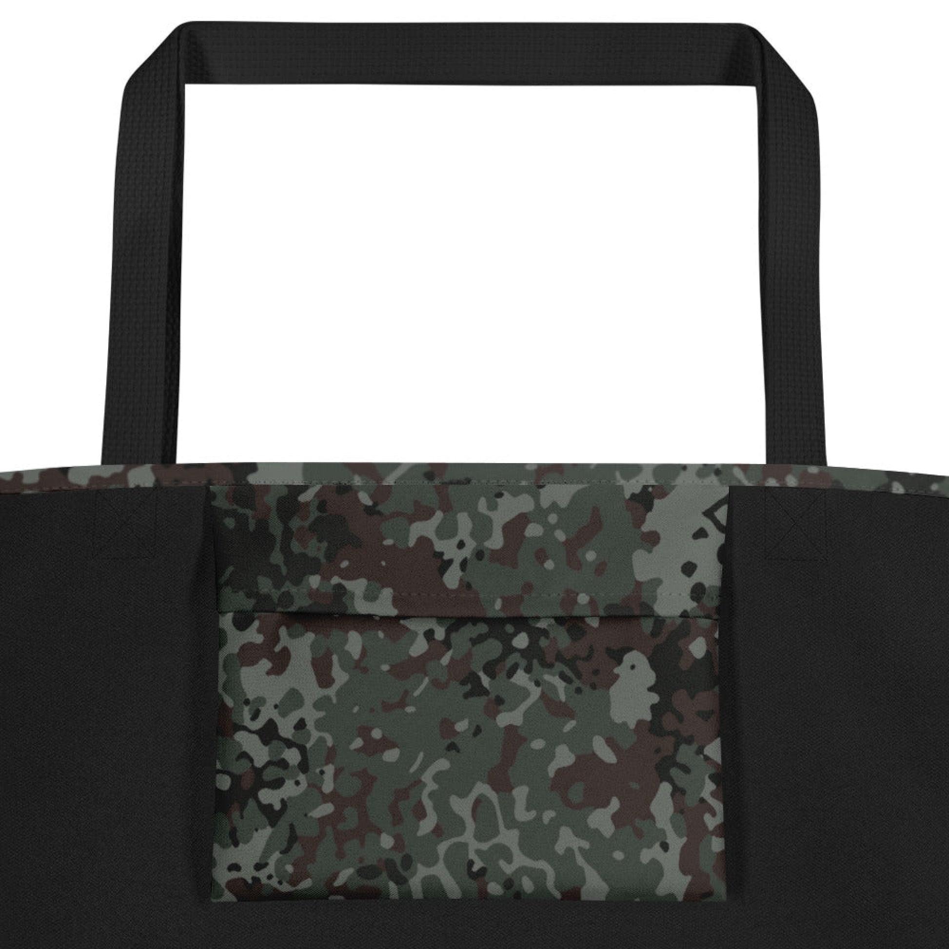 German Flecktarn Night Ops CAMO Large Tote Bag