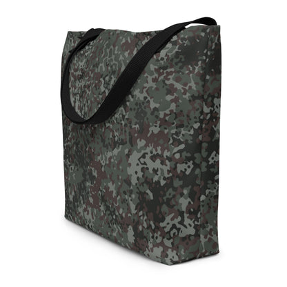 German Flecktarn Night Ops CAMO Large Tote Bag