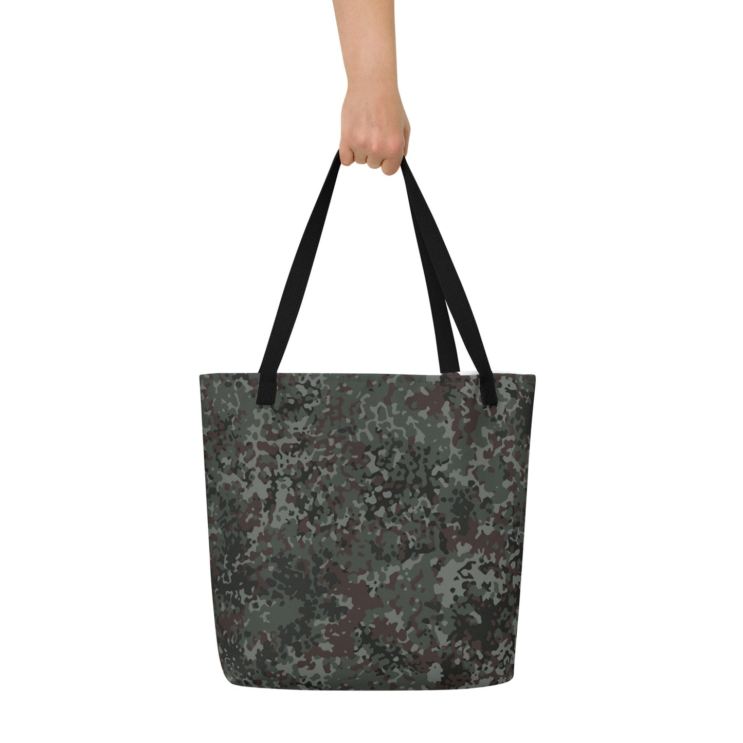 German Flecktarn Night Ops CAMO Large Tote Bag