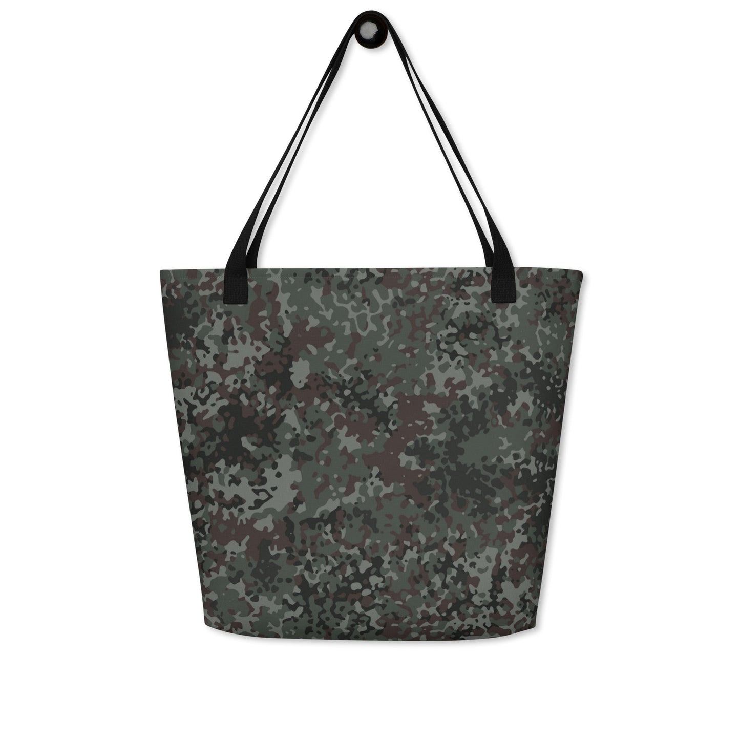 German Flecktarn Night Ops CAMO Large Tote Bag