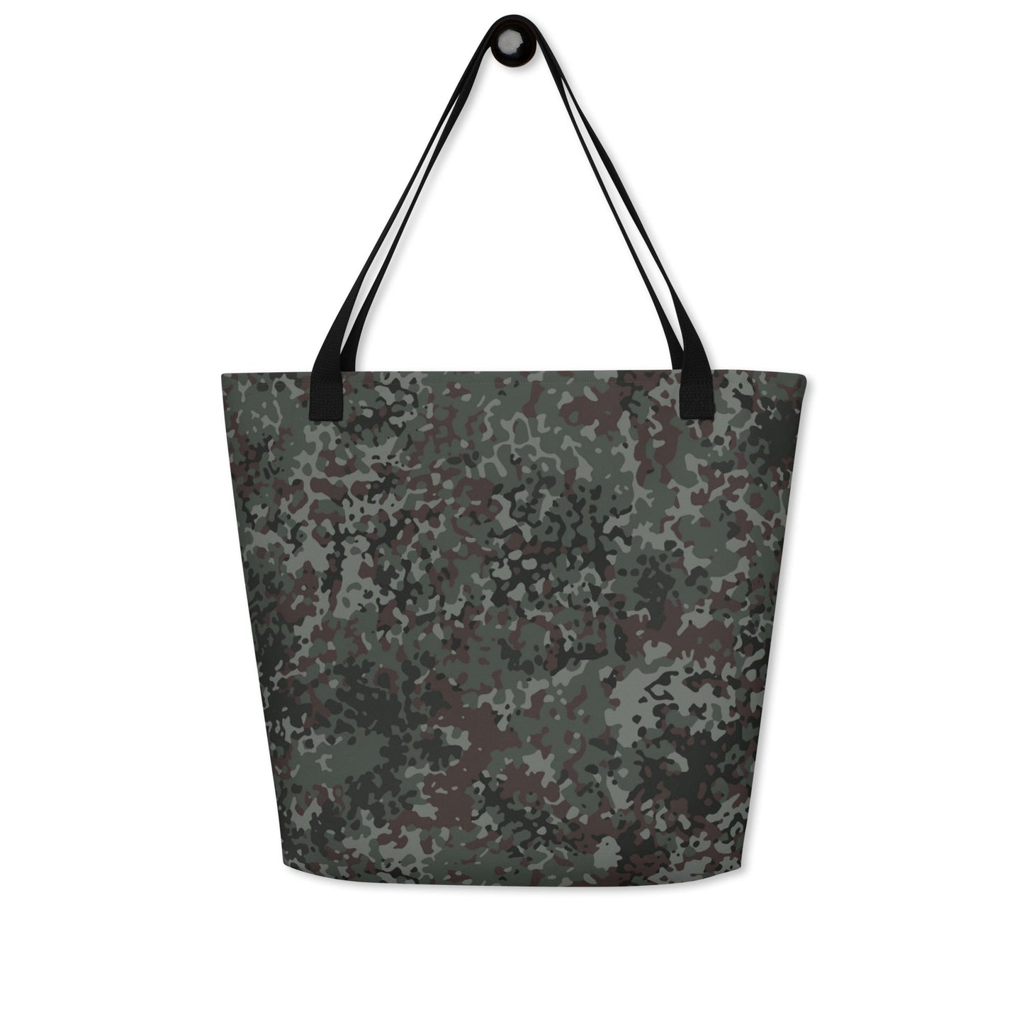 German Flecktarn Night Ops CAMO Large Tote Bag