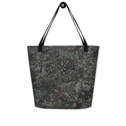 German Flecktarn Night Ops CAMO Large Tote Bag